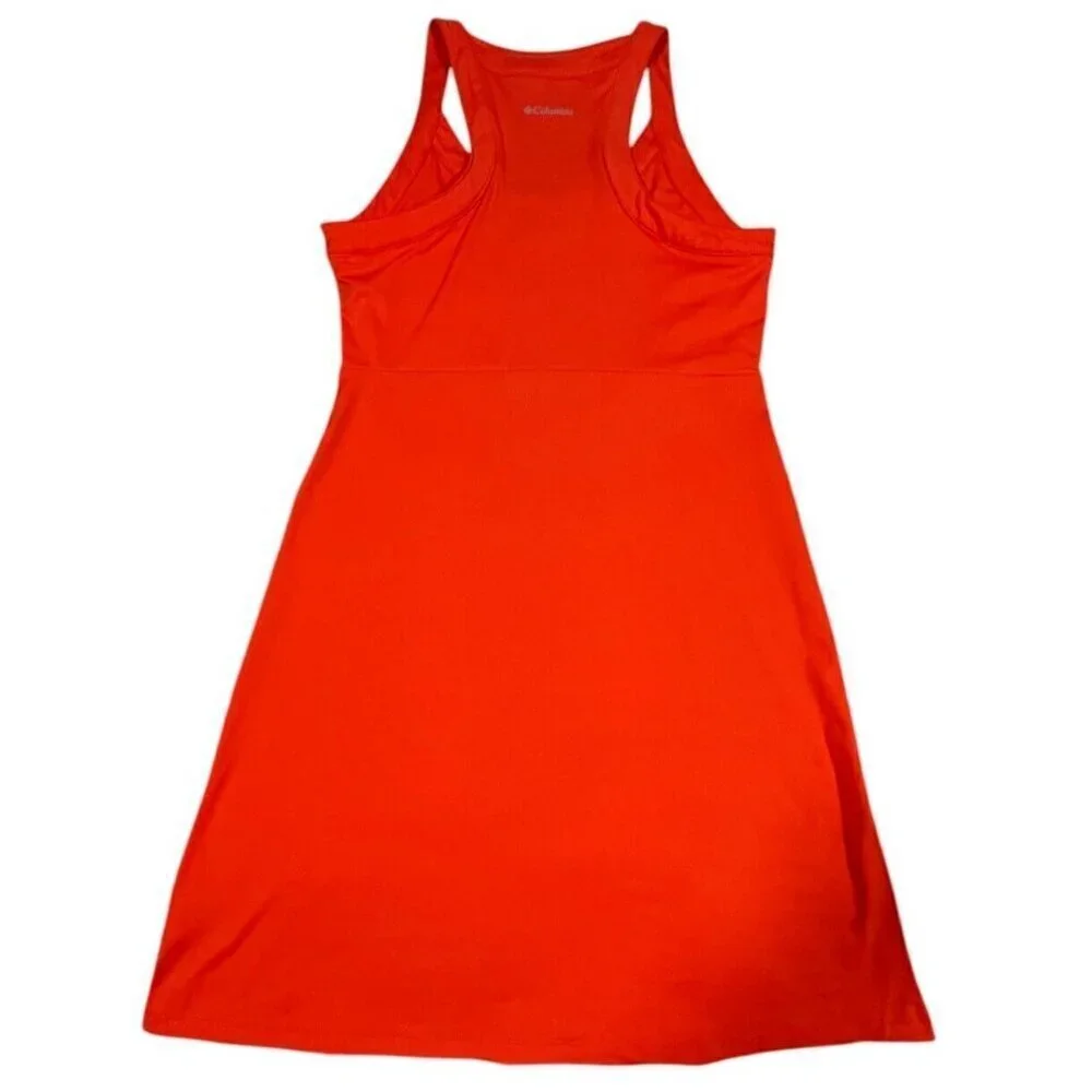 Columbia Freezer Racerback Tank Dress Small Orange - Picture 3 of 7